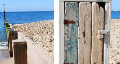 Driftwood Floor Cabinet Table Bespoke